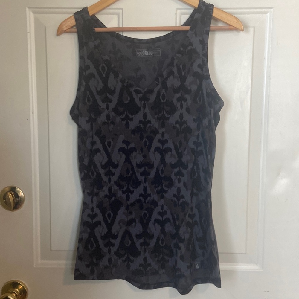 The NorthFace black and gray tank top